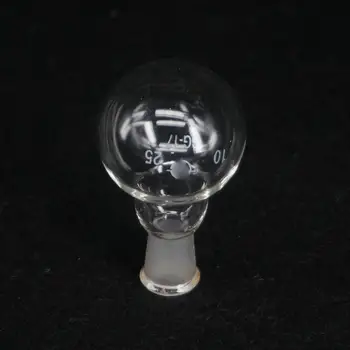 

25ml Quickfit 10# Socket Lab Glass Flask Round Bottom Single Short Neck Ware