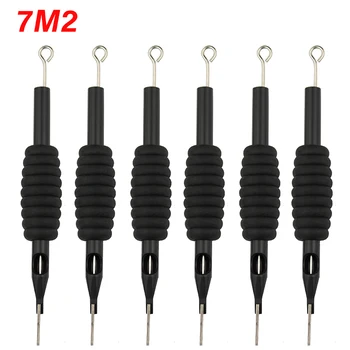 

OPHIR 6PCS/Lot 7M2 Sterile Disposable Tattoo Nozzle Needle Tips and Tube 3/4 Grip _TA110(7M2)-6x