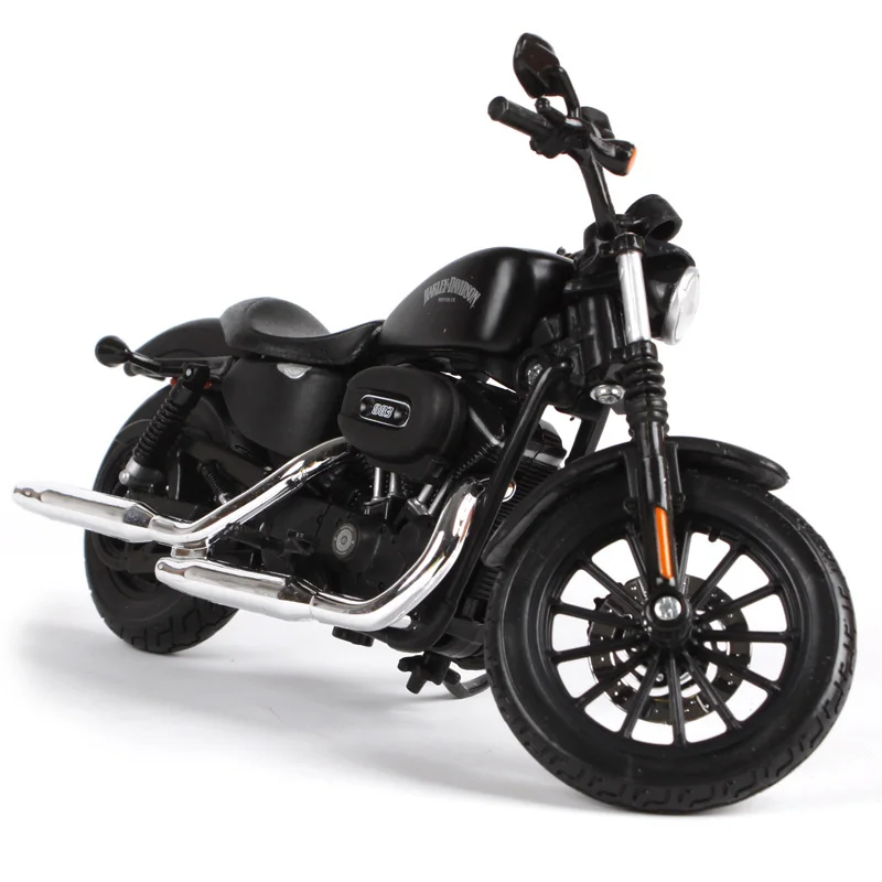 Maisto 1:12 2013 Sportsyer lron 883 мотоцикл литая Черная модельная форма для сбора Игрушечная