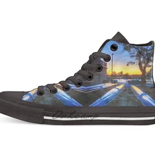 Keels to the sun Повседневная Высокая холщовая обувь кеды для дропшиппинг