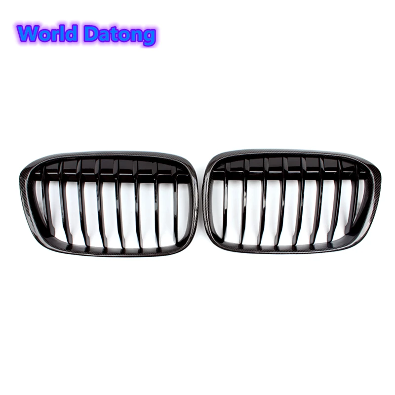 ABS 1 планка гоночный гриль глянцевая черная решетка для BMW X1 F48 xDrive18d xDrive20d xDrive25d