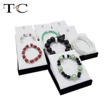 Браслет стойку белого цвета браслет держатель ювелирных изделий реквизит длинные стойки аксессуары 10 шт./партия