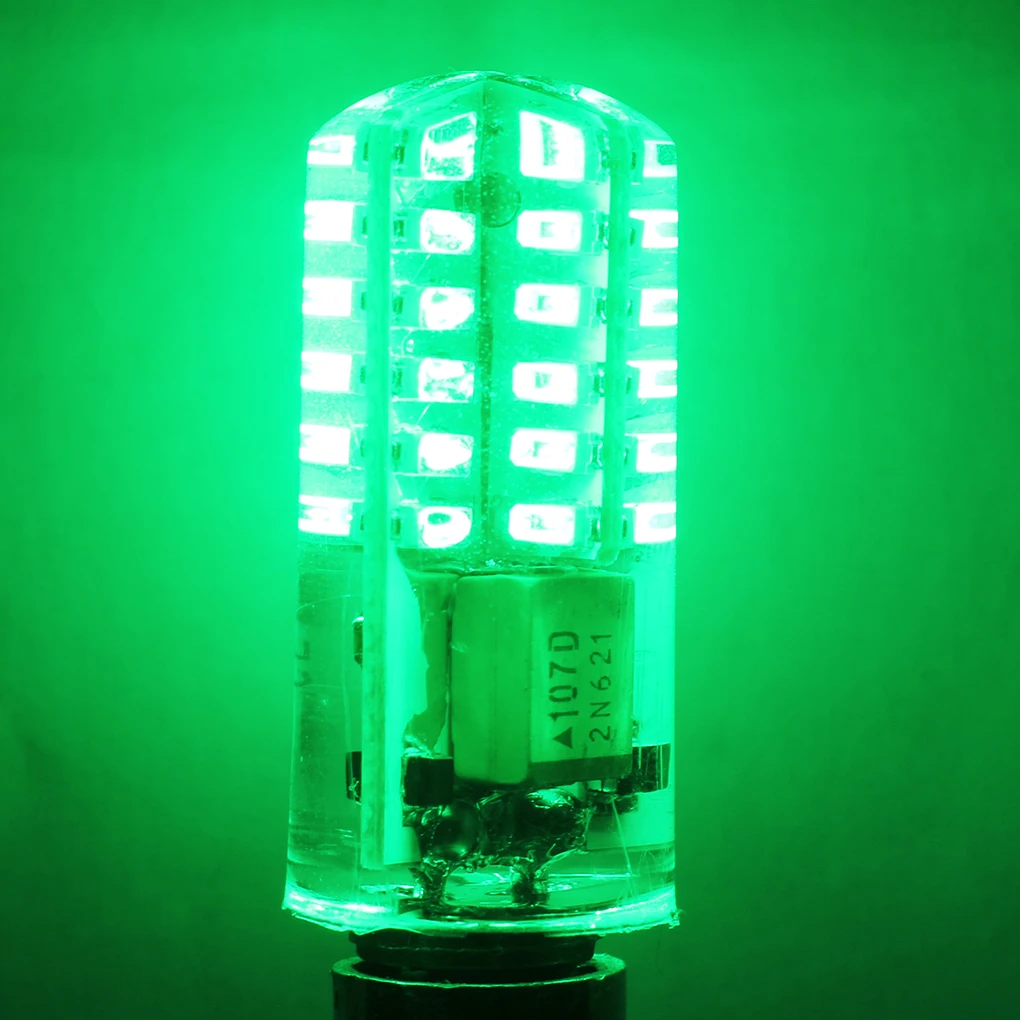 3 W G4 светодиодный светильник AC/DC12V-24V силиконовые лампы 48 Светодиодный s галогенной лампы 360 градусов угол луча люстра