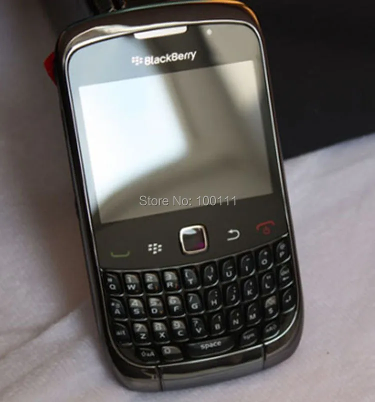 Blackberry Curve 9300 телефон с QWERTY клавиатурой 2MP камера Черный