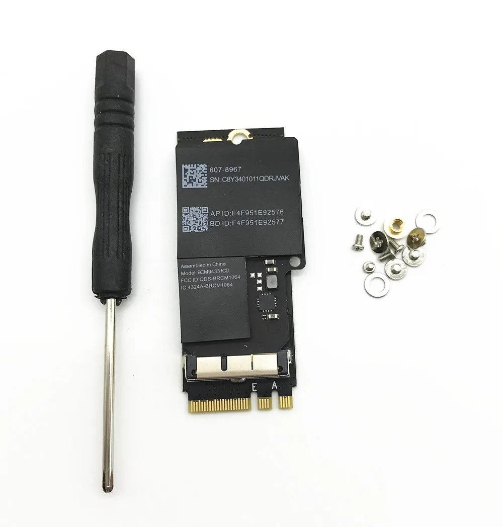 

Broadcom BCM94331CD NGFF M.2 WiFi 300Mbps Bluetooth 4.0 Card for Apple iMAC A1418 A1419