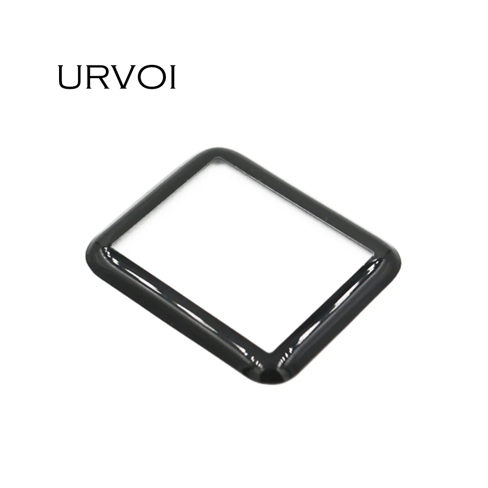 URVOI изогнутая полноразмерная пленка для apple watch 38 мм 42 1 2 3 ремешка 3D Защитная iWatch