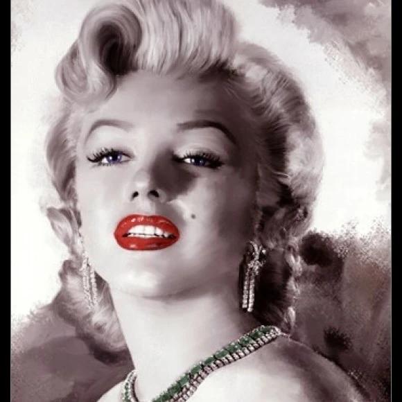 Marilyn Monroe - Diamonds Are a Girl's Best Friend Laminated & Framed Poster (24 x 36)