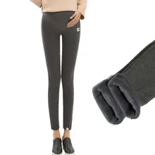 Velvet Maternity Leggings Pants For Pregnant Women Warm Winter Maternity Clothes Thickening Pregnancy Trousers Clothing 4XL