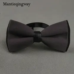 Mantieqingway хлопок сплошной цвет для мужчин галстук бабочка для свадьбы брак Gravatas узкие Vestidos средства ухода за кожей шеи галстуки