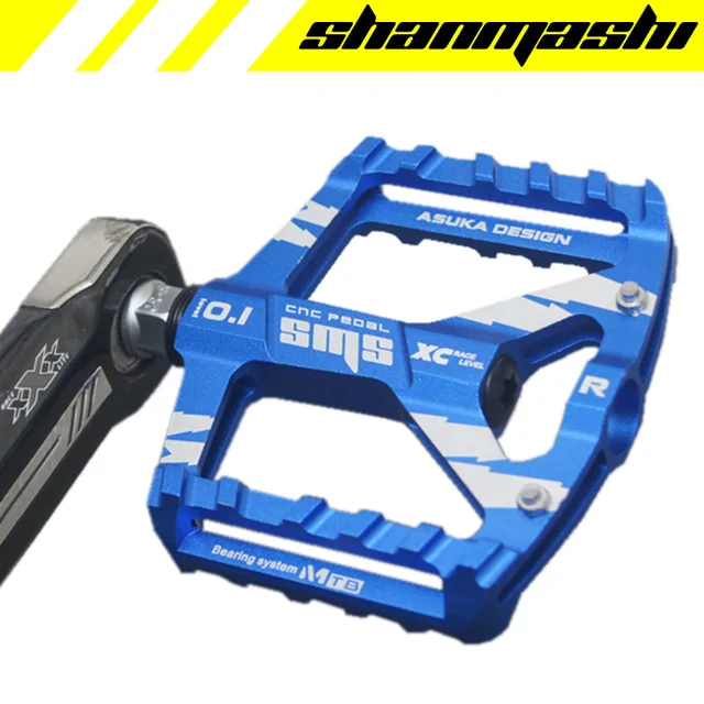 SMS Bicycle Pedals Aluminum Alloy Thread Sealed Bearings