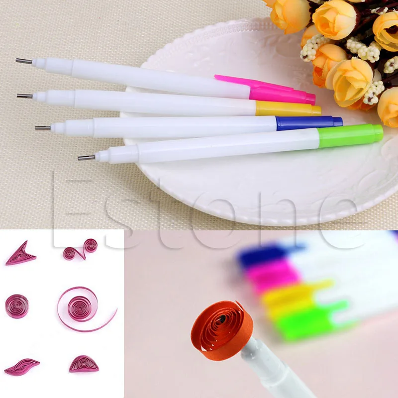 1 шт. бумага с прорезями инструменты для квиллинга Пластик ручка из бумаги DIY Бумага ручной работы