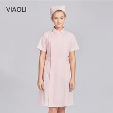 Медицинское белое пальто с коротким рукавом, женское медицинское пальто, Униформа, медицинская лабораторная куртка, больница, доктор, тонкое, несколько цветов, медицинская медсестра