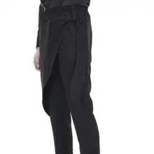 27-44 Горячая Весна Мужская Новая мода юбка брюки Асимметричная лента с повседневными штанами