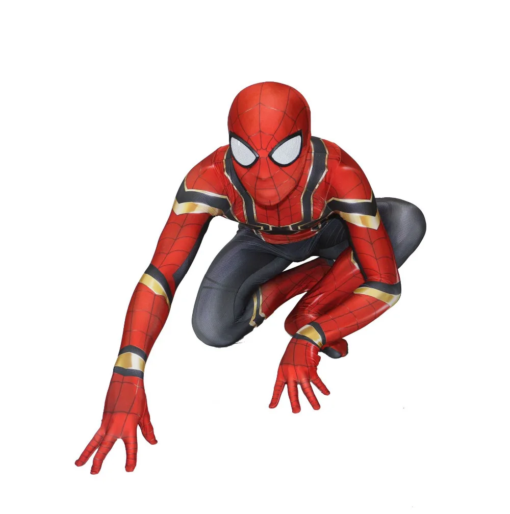 

Wholesale Spiderman Costume Spiderman Home Cosplay Costume Tom Holland Iron Spider Man Suit disfraz