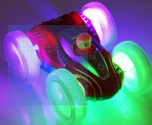 Children Toy Stunt Car with Light Music Electric Toy Dancing Dump Car Sided Inertia Dumper Rolling