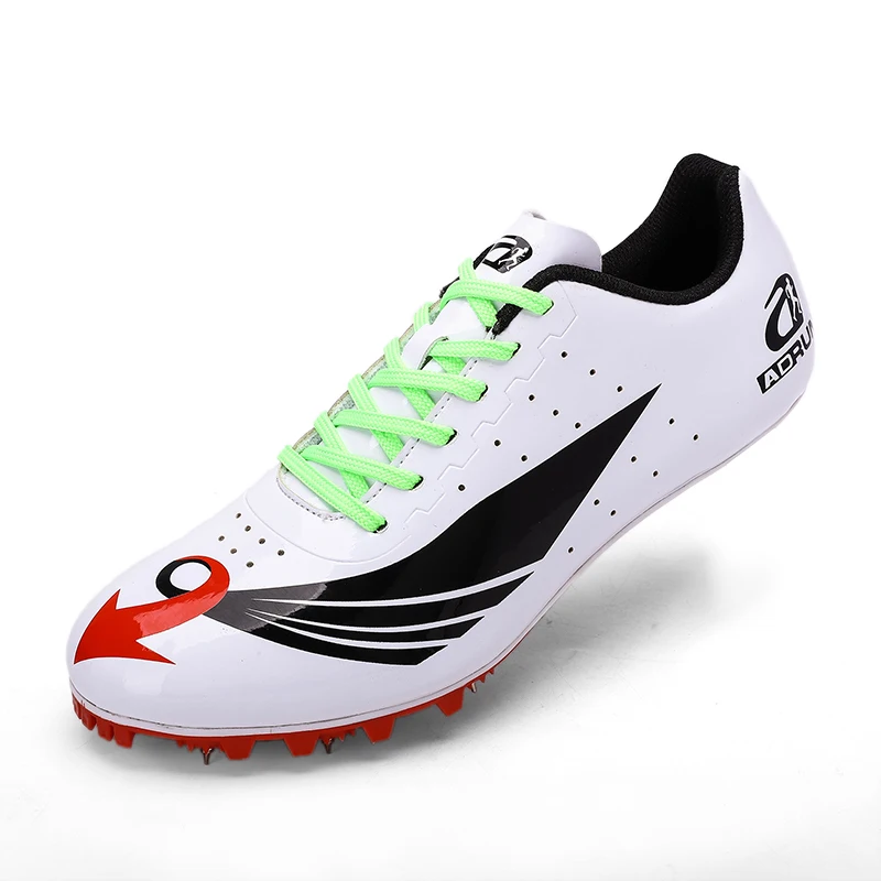 

Men Track and Field Shoes Outdoor Women Athletic Shoes Spikes Sneakers Unisex Track Shoes Teenagers Race Run Sneakers