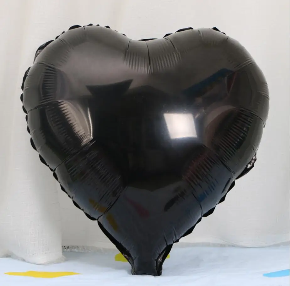 1PC 18 inch Rose gold Star Heart aluminum balloon colorful star heart helium foil ballon for wedding Birthday party decoration   (9)