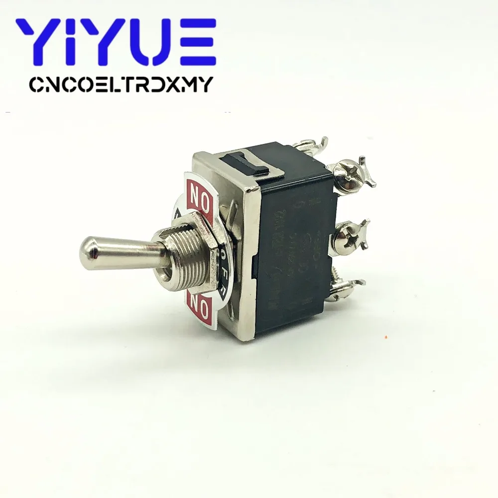 1PCS E-TEN1322 16A250V 6 pin Switch Cap On-Off-On Miniature Toggle Switches (5)
