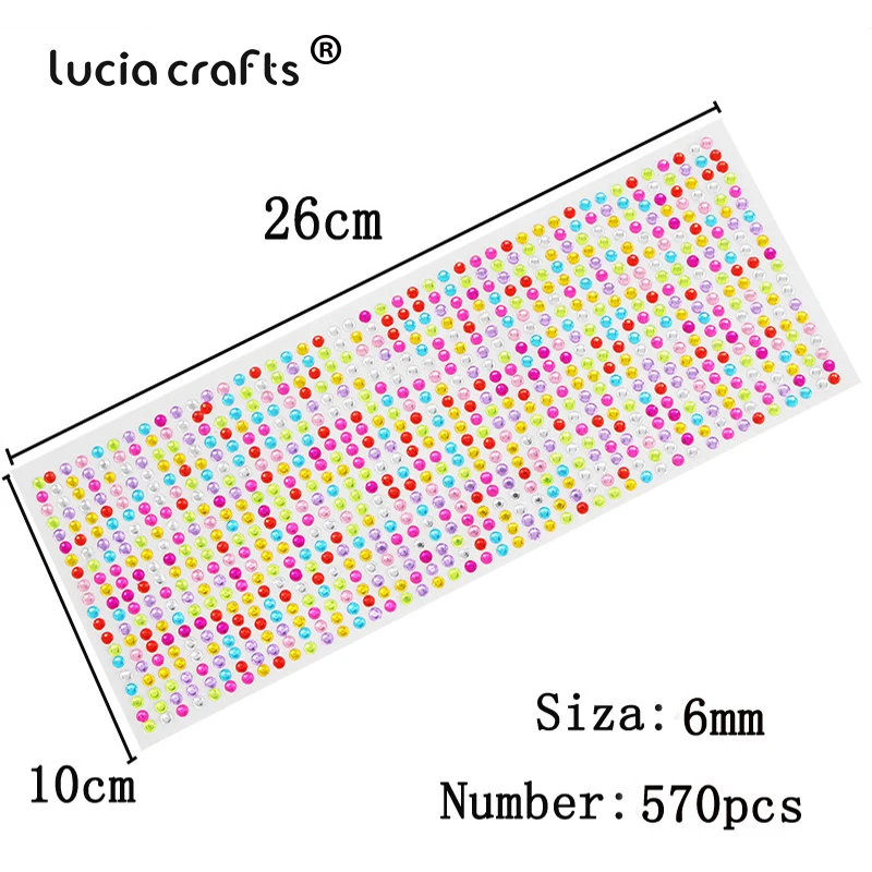 Распродажа Lucia crafts 3/4/5/6/8 мм можно выбрать самоклеющиеся красочный камень наклейки со стразами принадлежности для скрапбукинга «сделай сам» C0804