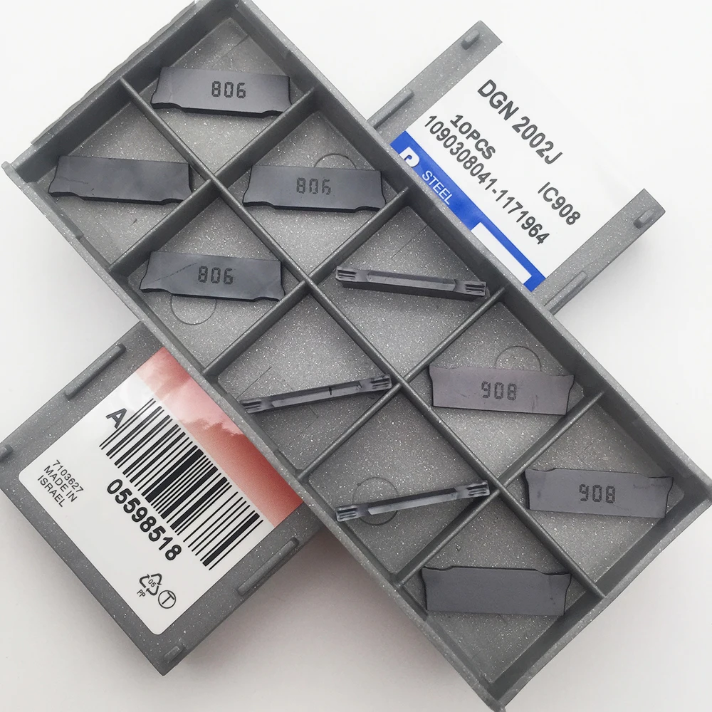 10 шт. DGN2002J IC908 DGN3003J IC928 токарные инструменты для обработки лезвия с ЧПУ карбидная