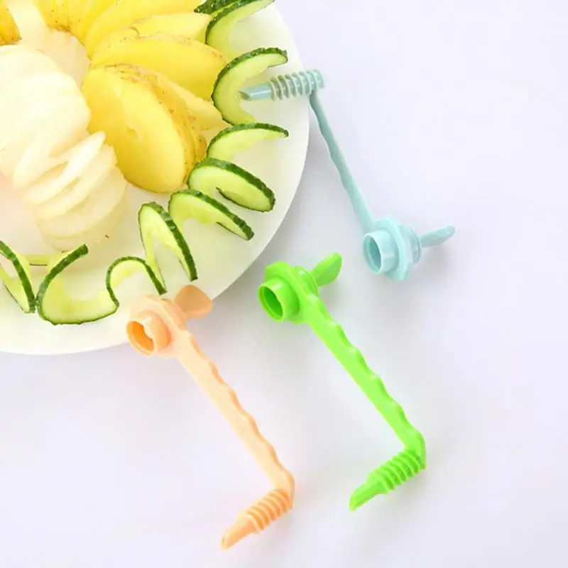 

Kitchen Vegetables Cutter Potato Cutter Carrot Spiral Slicer Cutting Modes Cooking Tools