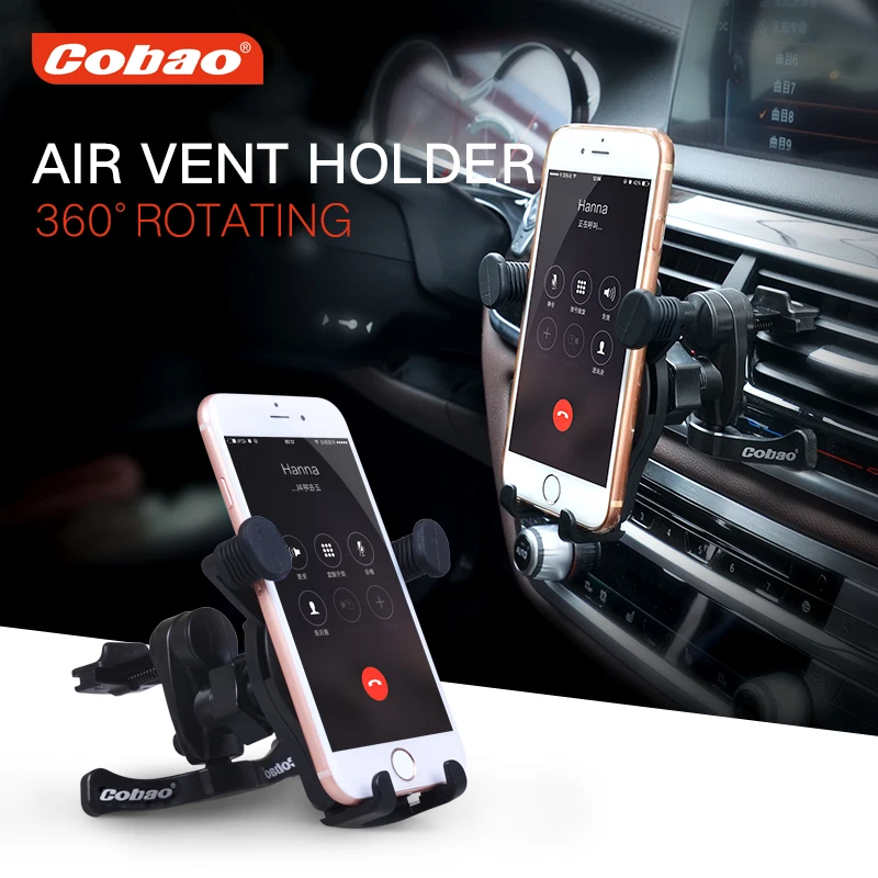 

Cobao universal flexible tripod car air vent phone holder stand telefon mount holder for smartphone mobile phone accessories