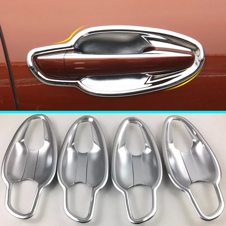 

ABS Chrome Door Bowl Trim For Peugeot 3008 2016 2017 Car Accessories Stickers