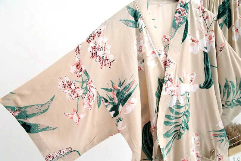 Летний женский юката японское кимоно, традиционный пижамный комплект, женская одежда для сна, домашняя одежда, костюмы 020604