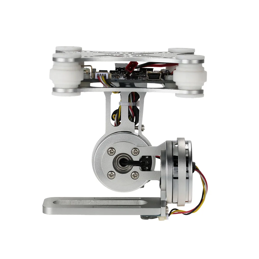 OCDAY 2 Axis Brushless Gimbal PTZ Control Panel For Gopro3 4 DJI Phantom 1 2 3 SJ4000 SJ5000 Aerial Photography