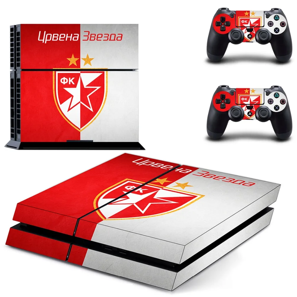 Galatasaray 1905 футбольная команда наклейка для PS4 Наклейка Виниловая наклейка для sony Playstation 4 консоли и 2 контроллера наклейка для PS4 стикер