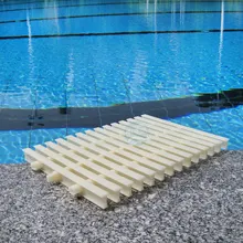 Плавательный бассейн над потоком водосточной воды, Ванная комната abs интерфейс скольжению баргеборд сетки решетки