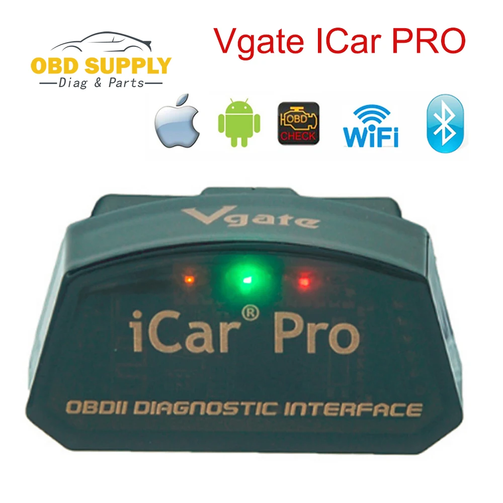 2018 Vgate iCar Pro OBD Код считыватель оригинальный Bluetooth/wifi Авто сканер сна для Android и IOS