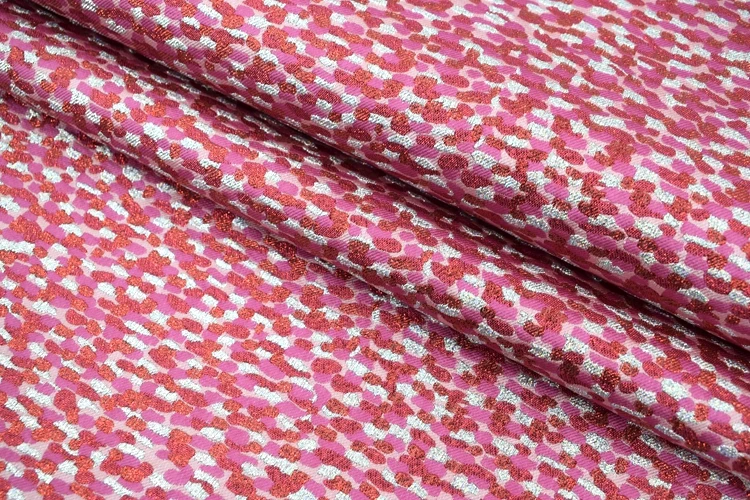 Новая модная леопардовая жаккардовая ткань для пальто платье telas por metros лоскутное tecido tissu au metre vestidos vestido