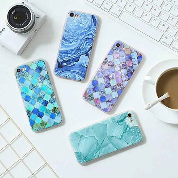 

Marble Pattern Silicone Phone Case For Apple iPhone X XR XS Max 8 7 6S Plus Soft Ultra Slim Rubber Bumper Shockproof Print Cover