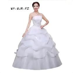 YC73H # Демисезонный свадебное праздничное платье Новые невесты торжественное платье код корейских женщин Тонкий Кружева Специальное