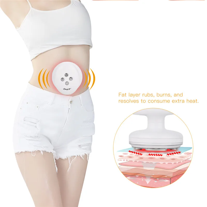 Queimador de Gordura Perda de Peso Recarregável Corpo Emagrecimento Massageador Elétrico Cintura Barriga Aquecido Moldar Máquina Massagem Shaper46 Usb 4 massagem perda de peso corpo shaper46