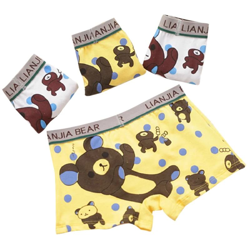

2 - 10 Years Old 3 Kinds Children's Briefs Boys Cotton Briefs Child Underpants Kids Underwear Baby Knickers Cartoon Underclothes