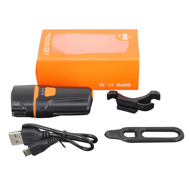 Torch Led Light Bicycle Head Light Front Handlebar Lamp Flashlight Waterproof LED Torch Flashlight Rechargeable Zaklamp 40JY2310
