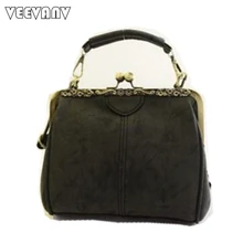 2017 mode Frauen Messenger Bags Leder Schultertasche Vintage Damen Schulter Handtaschen Damen-einkaufstasche Crossbody Geldbörsen Weibliche