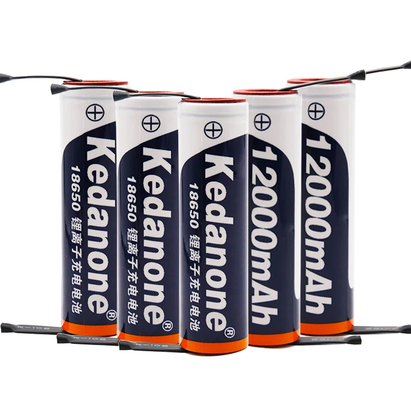 100% Новый оригинальный 18650 аккумулятор 3 7 v 12000 mah литиевая аккумуляторная батарея