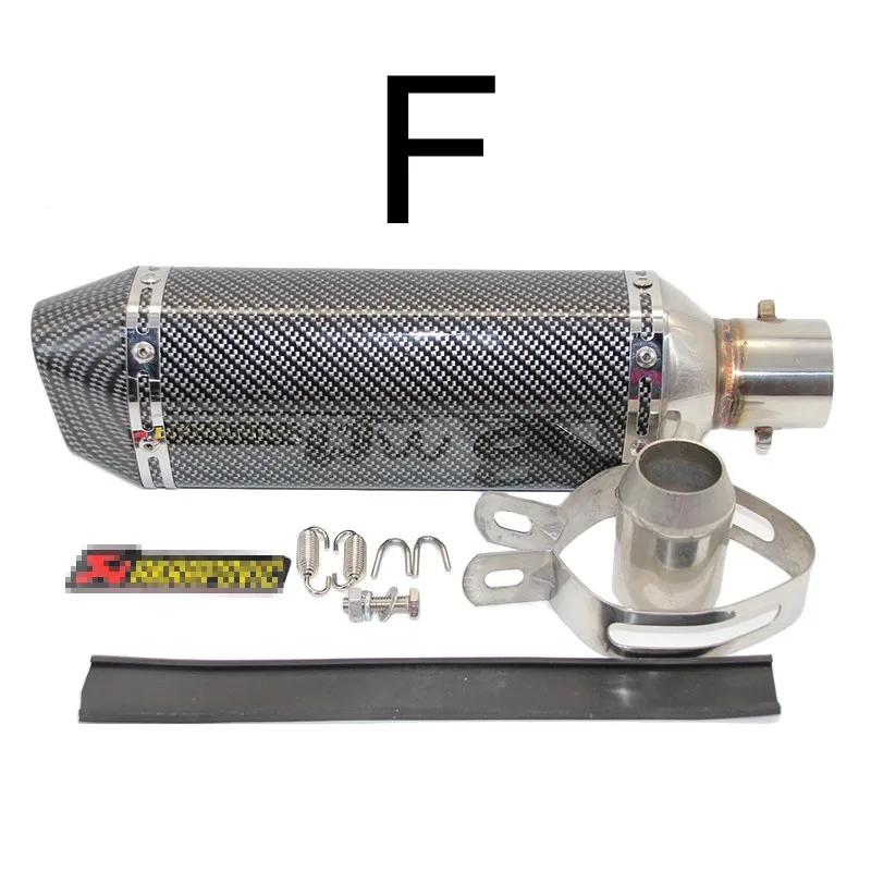 ZSDTRP 51 мм универсальный модифицированный побега мото Akrapovic выхлопной мотоцикл скутер глушитель для кроссового мотоцикла труба YZF600 R6 YZF1000 R1 CBR