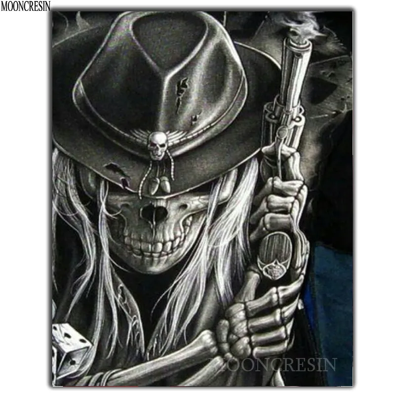 

DIY 5D Diamond Embroidery Devil Halloween Diamond Painting Cross Stitch Full Square Diamond Mosaic Decoration Rhinestones Gifts
