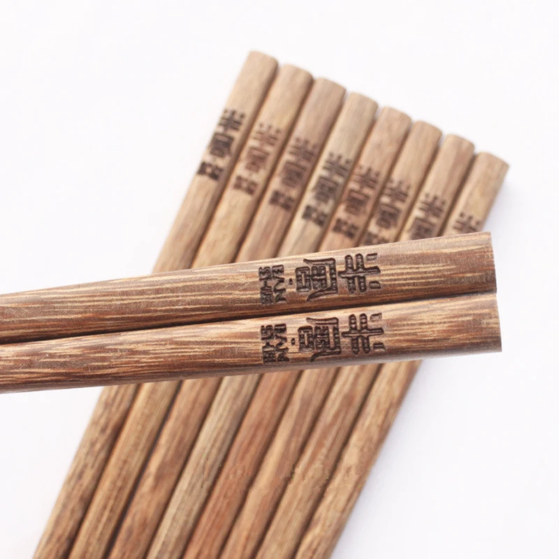 

200pair/lot Creative Personalized Wedding favors and gifts, Customized Engraving Wenge wood Chopsticks Free custom logo