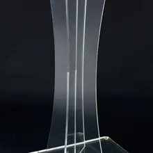 Акриловый выставочный подиум, чистый динамик с основанием и губами(LECTX