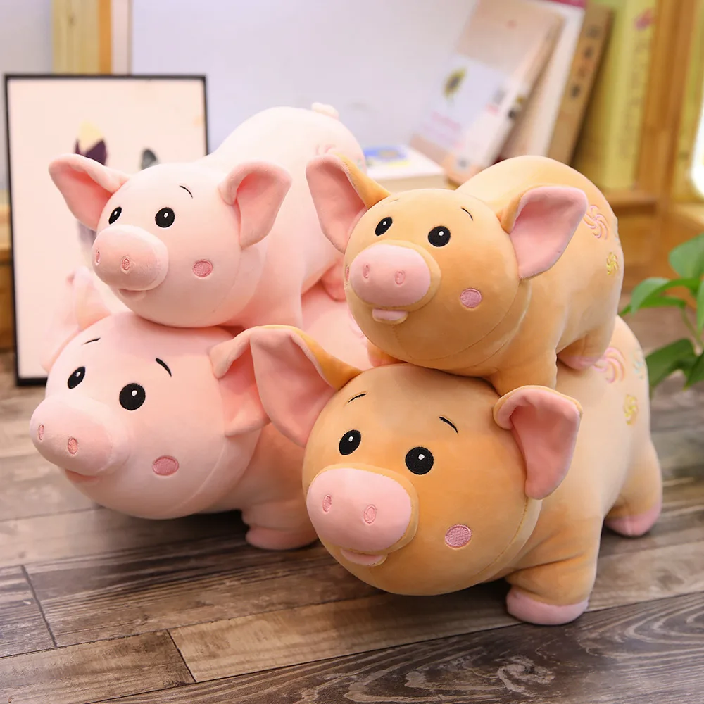 

28/35cm Kawaii Stuffed Lovely Plush Pig Toys Girl Soft Animals Toys For Children Baby Appease Sleeping Doll Cute Christmas Gift