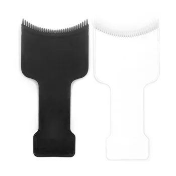 

Pro 1 PC Salon Hair Tint Plate Palstic Hairdressing Styling Tools 27cm Hair Dyeing Comb Hair Coloring Comb For DIY Hair Tinting