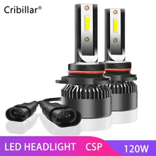 Crbrillar CSP Chip Turbo HA CONDOTTO Le Lampadine per Auto H8 H11 LED H4 16000LM 100 W HB4 HB3 H7 Lampade 12 V H4 HA CONDOTTO il Faro H7 LED Canbus