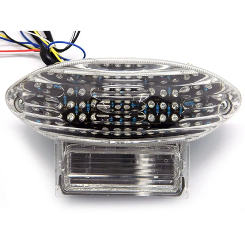 

Motorcycle Clear LED Tail Light Turning Singal Light Stop Lamp For Suzuki GSXR600/750 GSXR1300 Hayabusa Katana 600/750 GSX750F