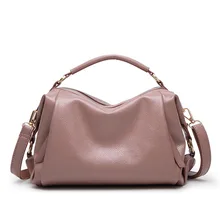 Nouveau design casual femmes loisirs sac haute qualité rose pu en cuir sacs à main femmes sacs vente chaude sac fourre-tout féminin grâce dames bourse