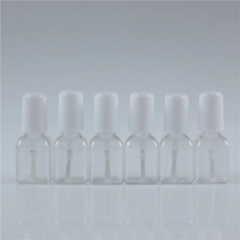 10pcs/lot 5g Mini Cute Clear Plastic Empty Square Nail Polished Bottle With White Cap Brush Plastic Nail Bottle For Children 10pcs/lot 5g Mini Cute Clear Plastic Empty Square Nail Polished Bottle With White Cap Brush Plastic Nail Bottle For Children